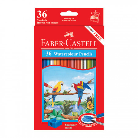 

Sale Faber-Castell Watercolour Pencils 36L / Pensil Warna 36 Hemat