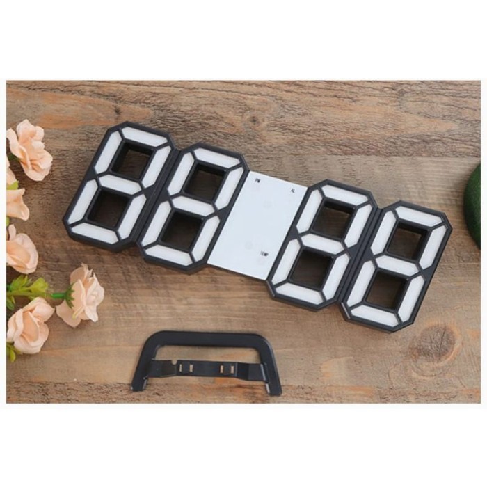 Jam 3D Digital Clock Led / Jam Digital Dinding Dekorasi Rumah / Jam