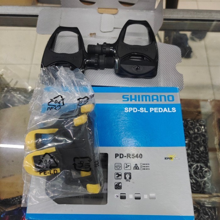 Spd Sl Pedal Pd-R540 - Pedal Cleat Road Bike - Pd R540 Hitam