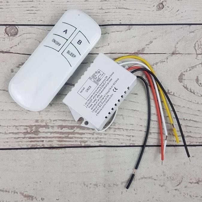  SAKLAR WIRELESS REMOTE CONTROL LAMPU RUMAH 2 WAY -