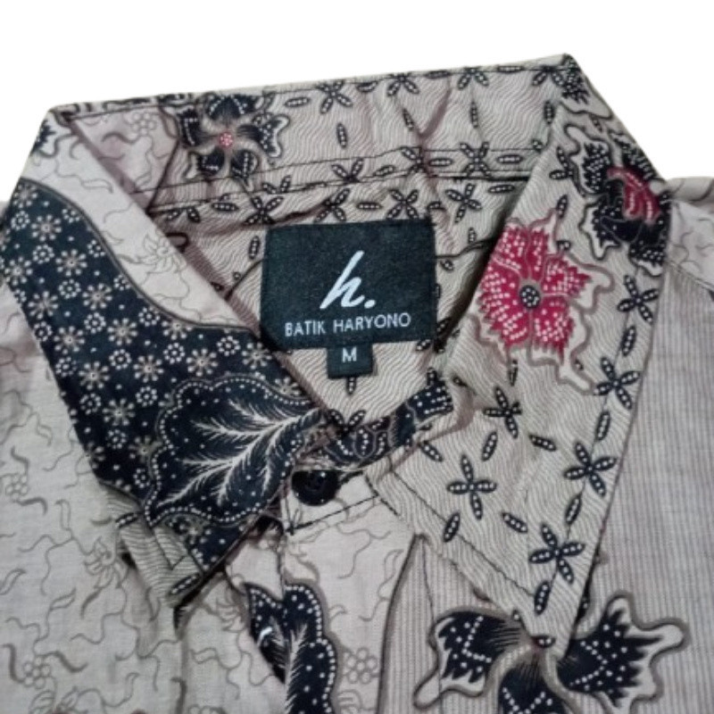 BATIK HARYONO Baju Pria Dewasa Kemeja Lengan Panjang JK01-1