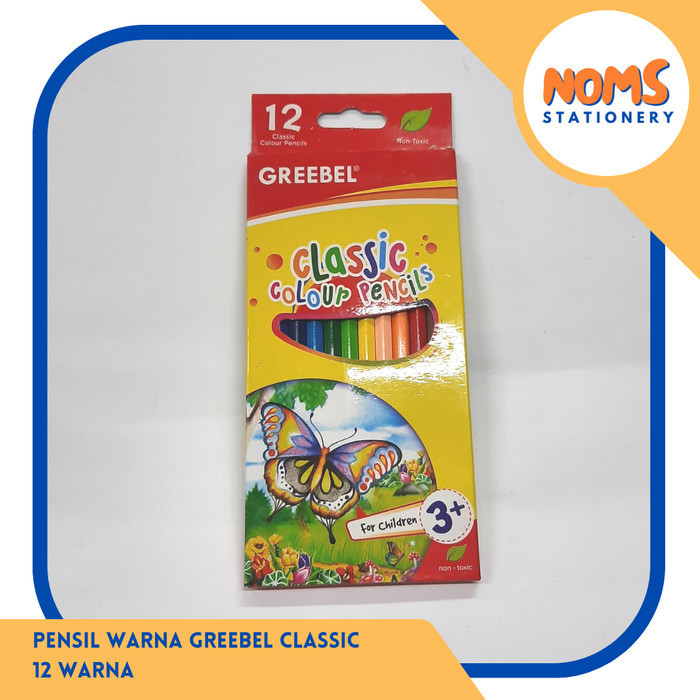 

Cantik Pensil Warna Greebel 12 Warna Classic Trendi