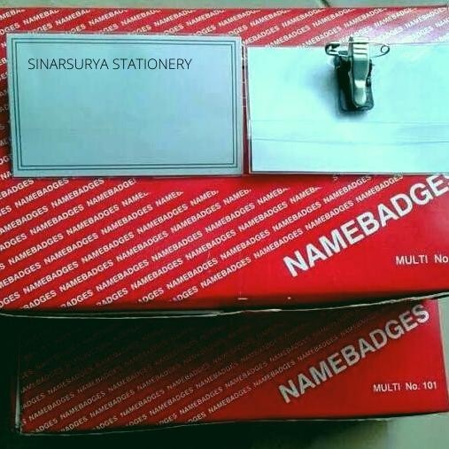 

Trend Name Tag Multi No 101 + Jepit Buaya Per Pak Isi 50Pcs Pengiriman Cepat