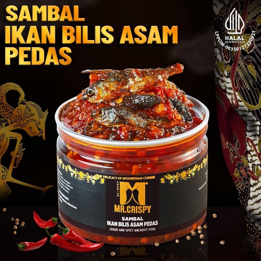

SALE PRODUK Sambal Ikan Bilis Asam Pedas/Sambel Mr. Crispy TERLARIS