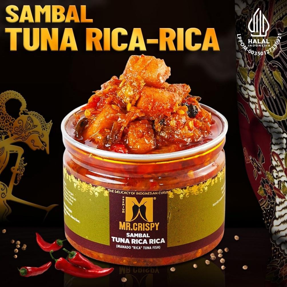 

SALE PRODUK Sambal Tuna Rica Manado/Sambel Mr.Crispy TERLARIS