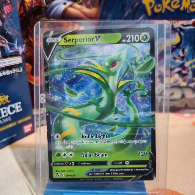 Serperior V UR - 007/195 Silver Tempest - Kartu Pokemon TCG Card