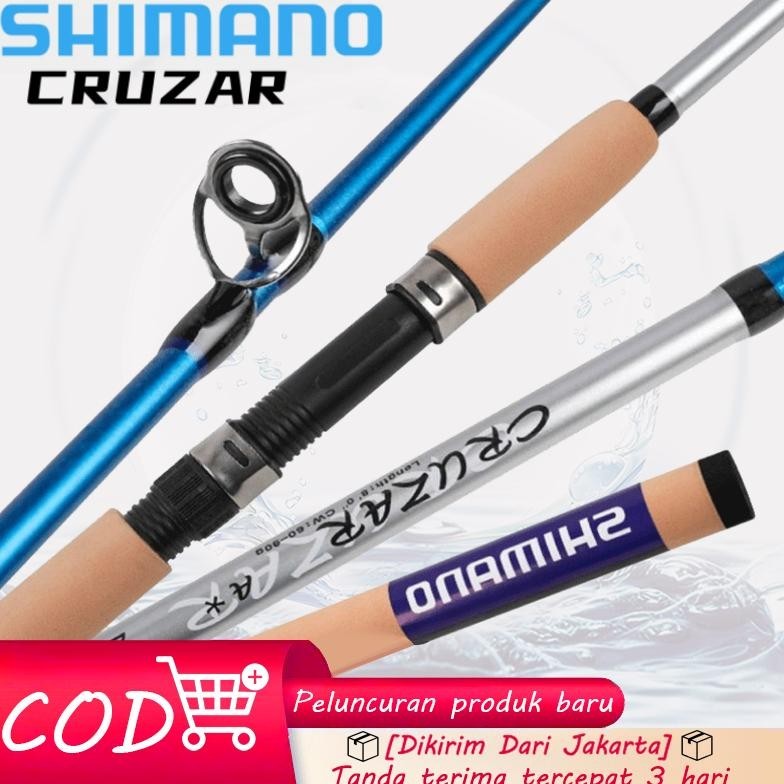 "Berkualitas Tinggi, Bergaya, dan Bersahabat." Joran Pancing Super Kaku Shimano CRUZAR 1.8M 2.1M 2.4