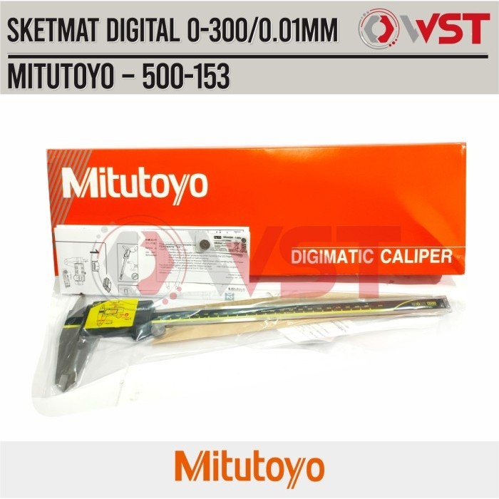 Digital Vernier Caliper Mitutoyo 500-153-30 / Sketmat Digital 0-300Mm