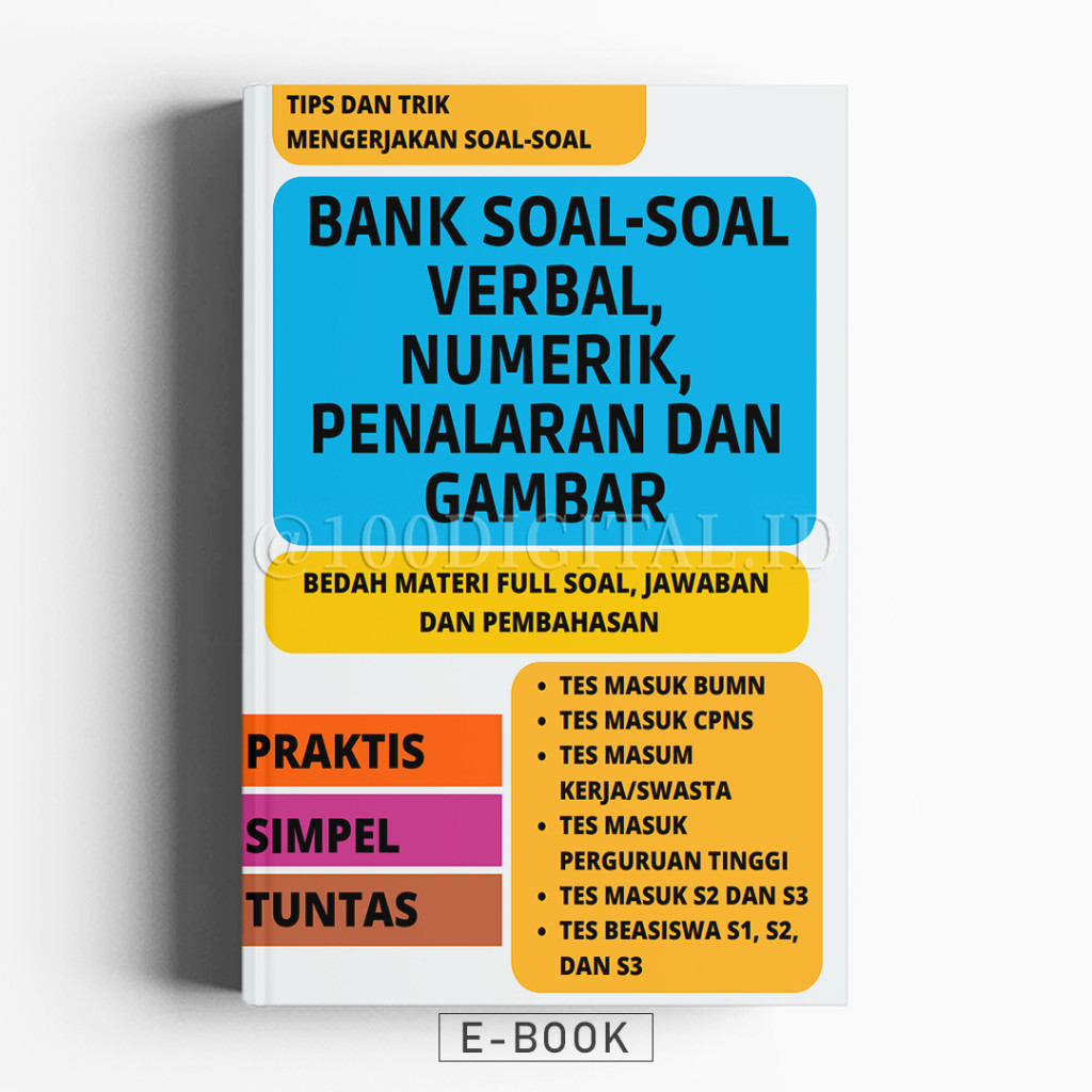 

(1124) Bank Soal Verbal, Numerik, Penalaran dan Gambar