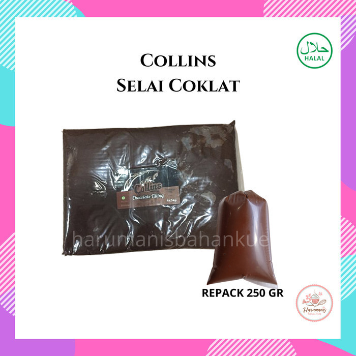 *#*#*#] Collins Coklat Filling Selai Coklat 250gr