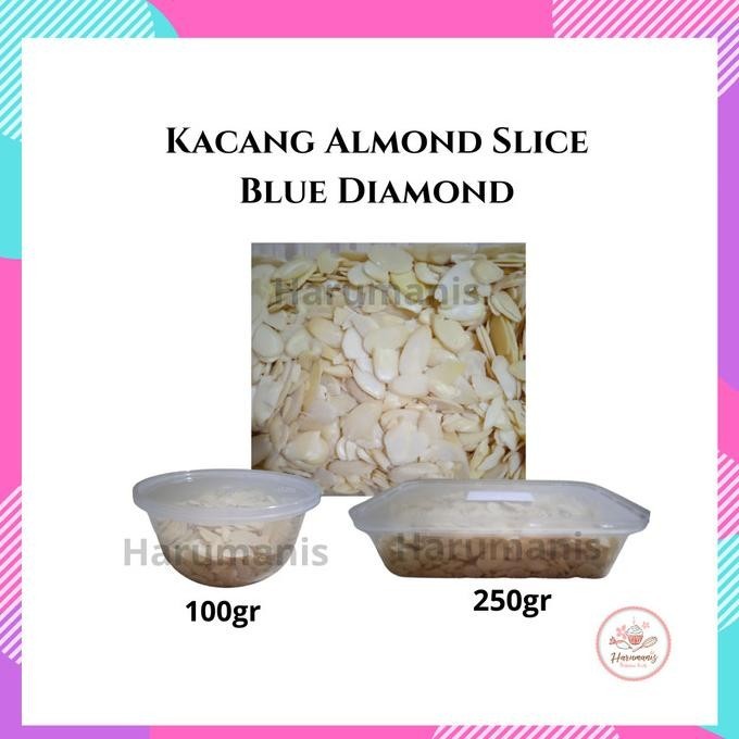 

best seller] Almond Slice Blue Diamond 250gr Mentah