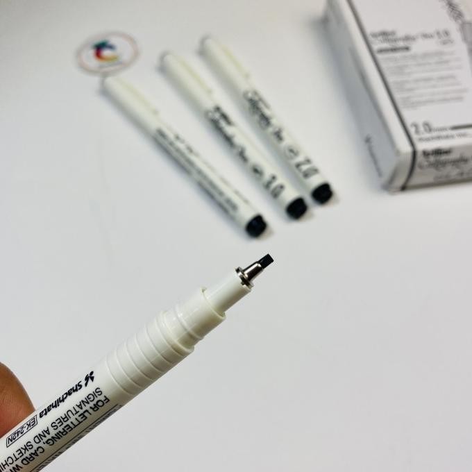 

*****] Caligraphy Pen Pulpen Kaligrafi ARTLINE - Flat Style