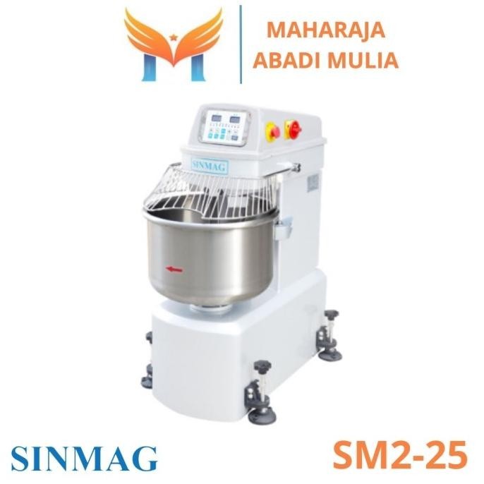 Spiral Mixer Sinmag Sm2-25 Mixer Roti 20Kg Adonan Roti Shemantri