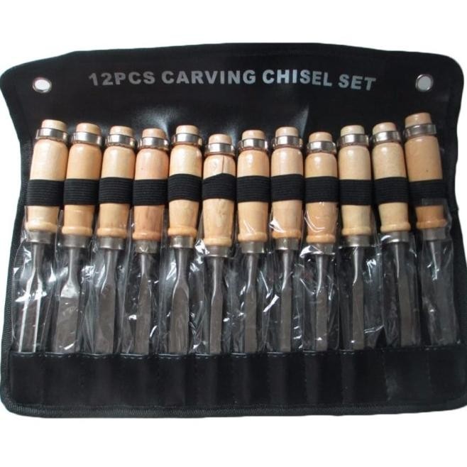 

Ukir Kayu Wood Carving Set 12 In 1 - Oe12 | Opheliazulaikastore