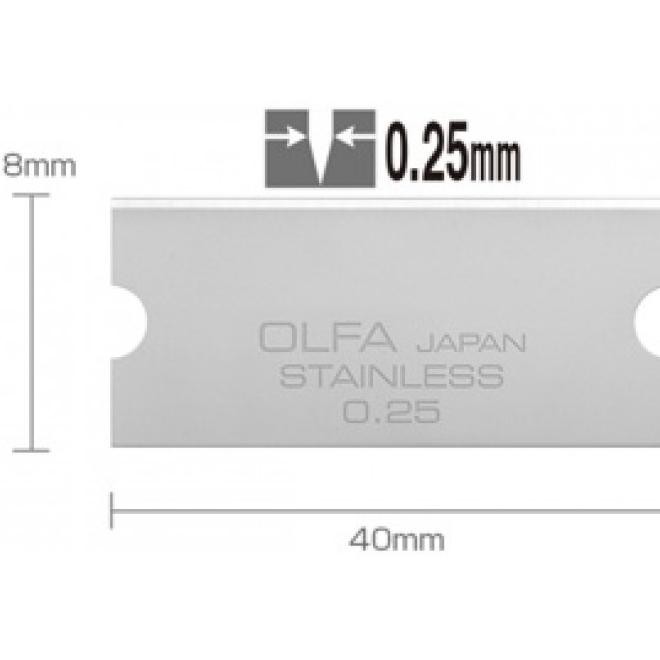 

Refill Kape Gsr-2 Olfa Gsb-2S/6B Spare Blades For Glass Scraper | Opheliazulaikastore