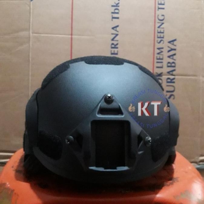 Bisa Instan/Sameday | Helm Tactical Hitam/Helm Tempur Tni/Polri