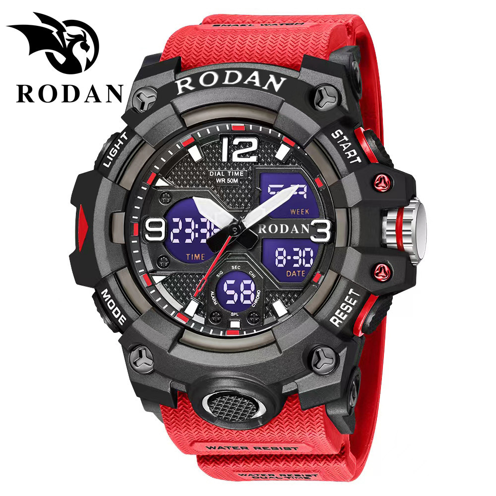 [FOR MEN] FAVORIT PRODUCT RODAN jam tangan Sport 8008 Original Arloji Jam Tangan Pria Dual Time