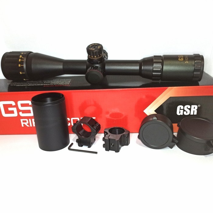Terlaris Teleskop Gsr 3-12X42 / Gsr / Teleskop/ Sunhide/Parallax Promo Terbaru