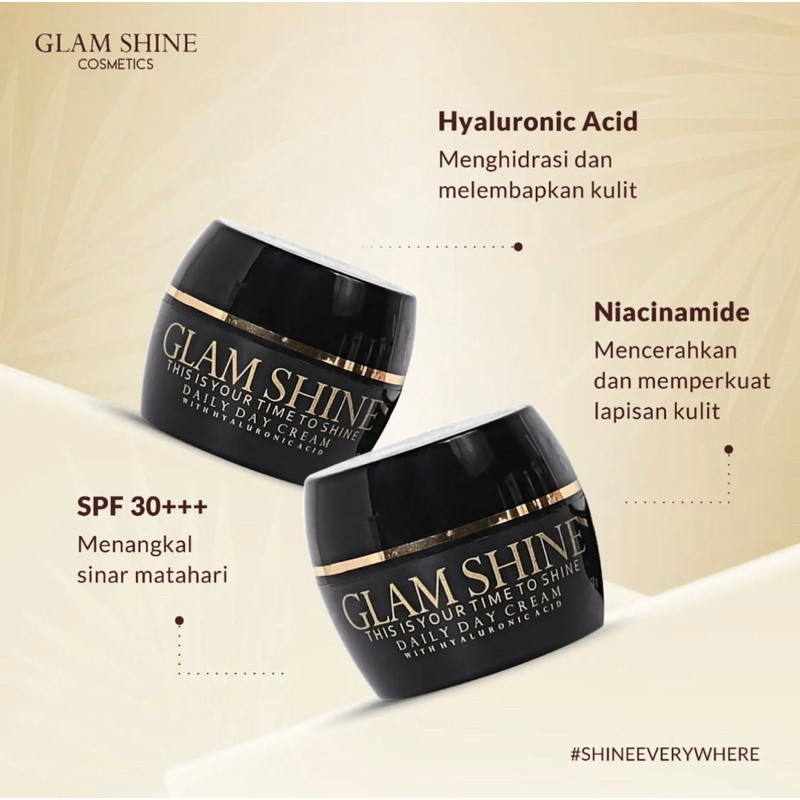 [ONLINE EXCLUSIVE] Glamshine Day Cream Skincare Cream Siang Glamshineofficial Glamshine official