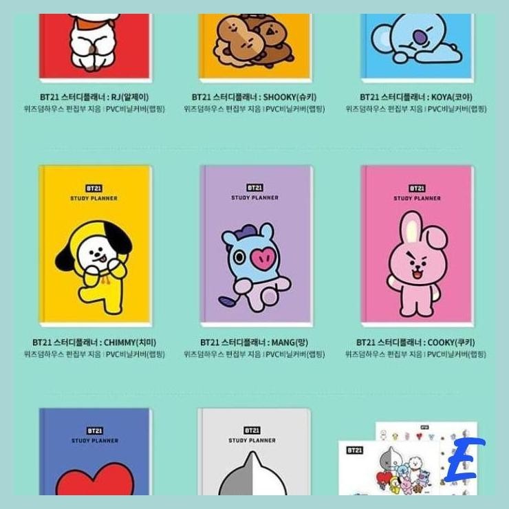 

| KSL | BTS / BT21 - STUDY PLANNER