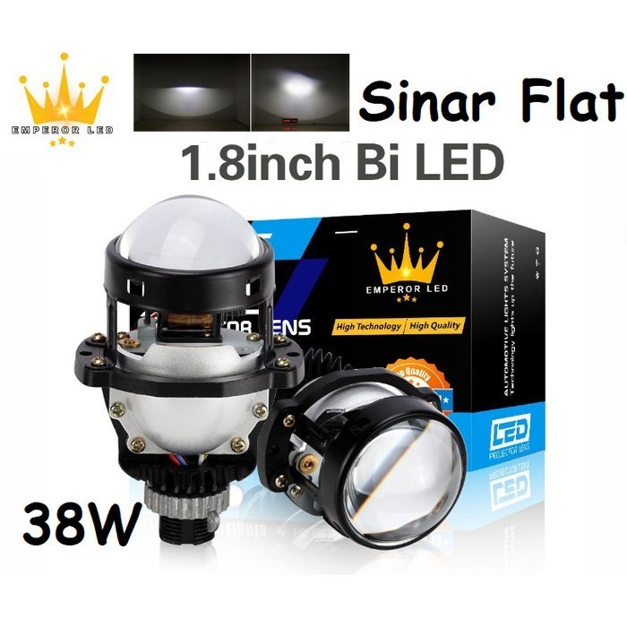 Best Lampu Projector Biled 1.8 Inch Bi Led Sepeda Motor 1.8" Projie Inchi Gratis Ongkir