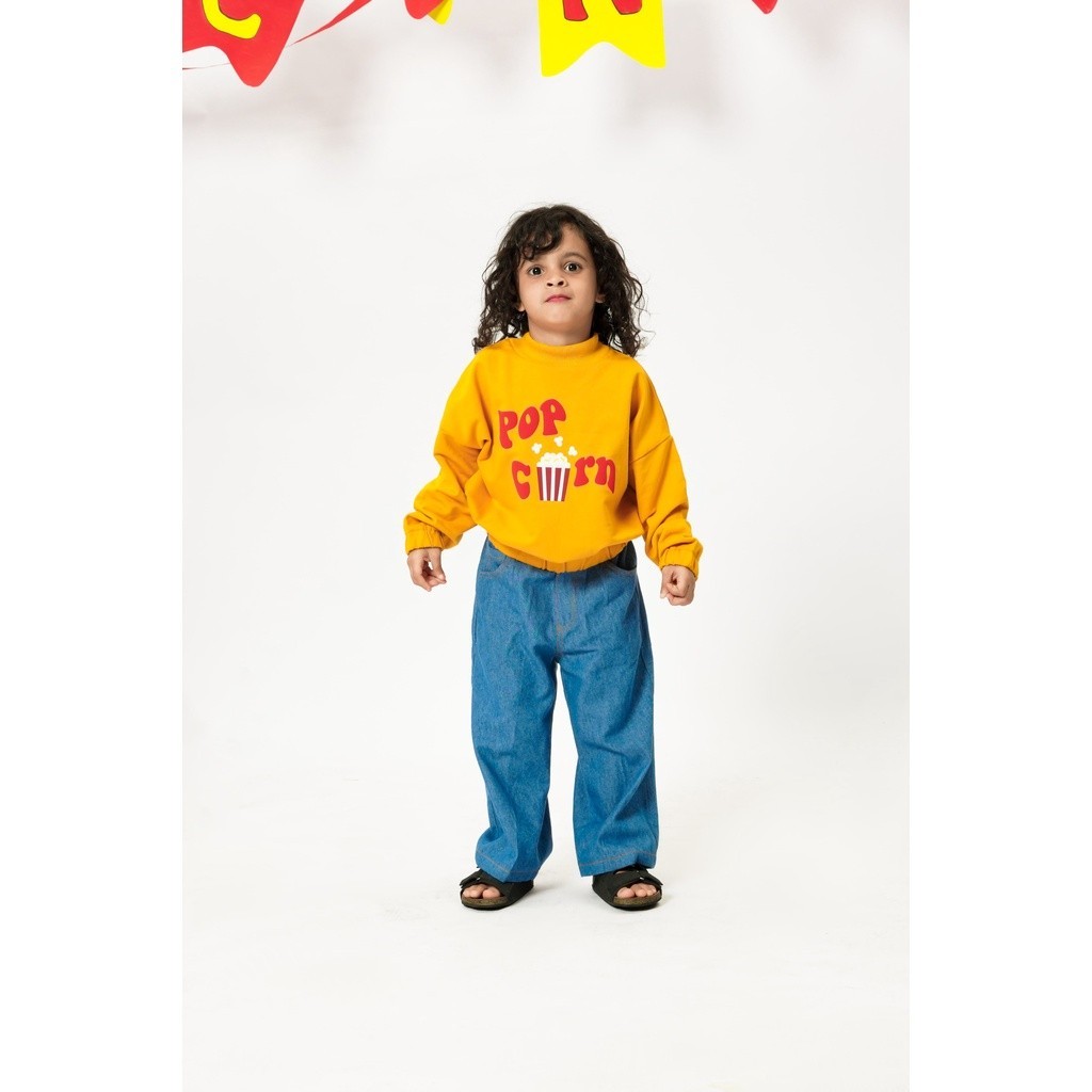 [SVT COLLECTIONS] SOLERAM - TEODORE Denim Baggy Pants / Celana Anak - 1-6Y