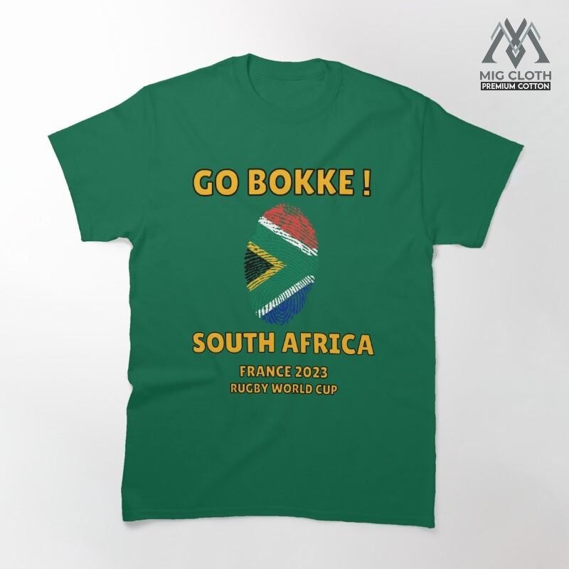 Baju Kaos RUGBY SPRINGBOK FAN DESIGN