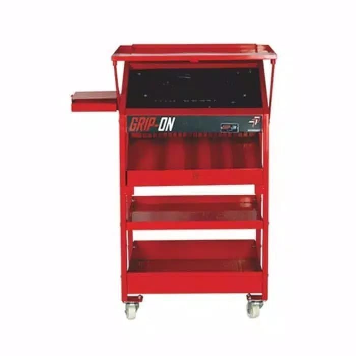 RAK PERKAKAS BENGKEL WITH RODA GRIP ON TROLI TOOL / TEMPAT KUNCI KUNCI