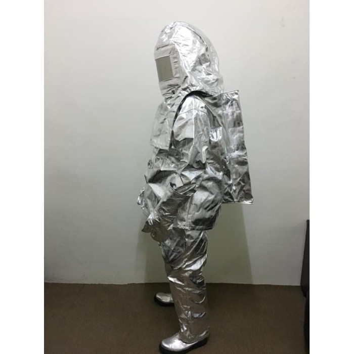 BAJU PEMADAM API ALUMINIUM BAJU TAHAN PANAS SAFETY