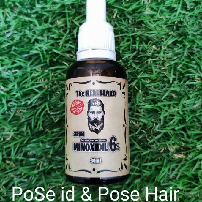 Minoxidil 6% PENUMBUH RAMBUT, BREWOK TANPA GEN ORIGINAL 100%