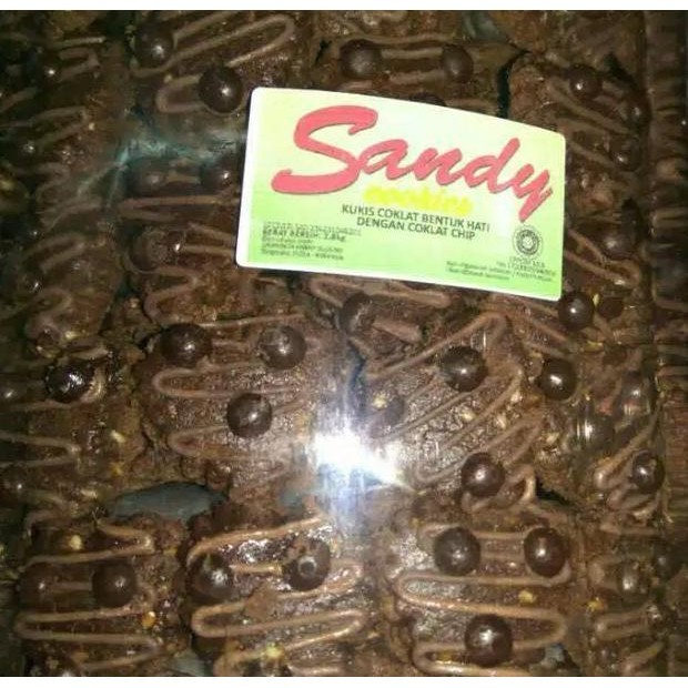 CR - Kue kering Sandy Cookies (label hijau) 250gr - nastar, sagu keju cokelat, mede coklat, almond, putri salju kue sandy logo hijau TERLARIS