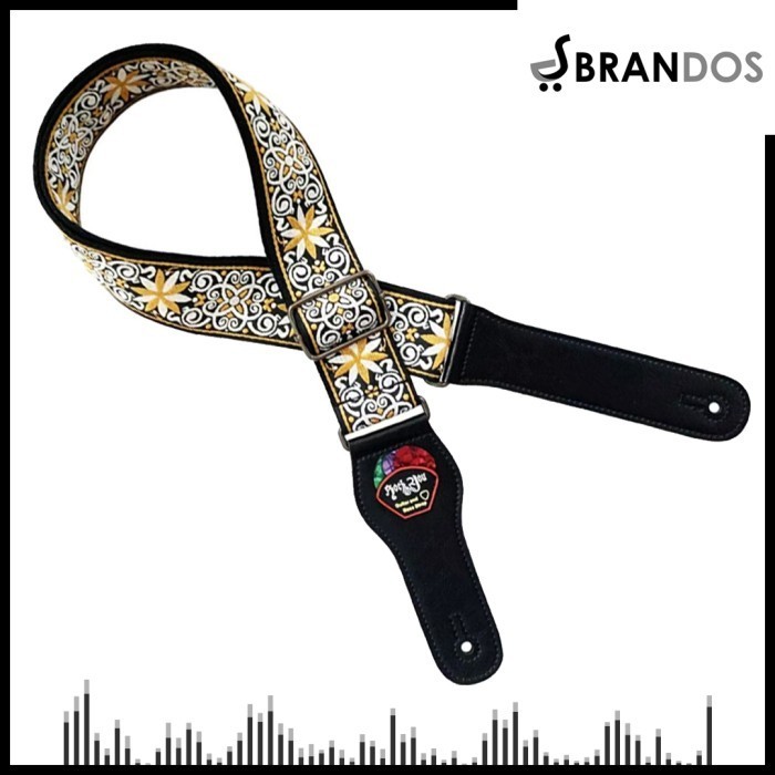 Strap Gitar Impor Nus Pick Key Holder Tali Gitar / Sabuk Gitar G
