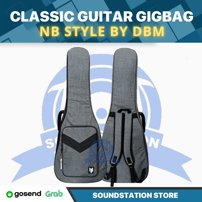 Acoustic Classic Guitar Gigbag Nb By Dbm - Case Gitar Akustik Klasik