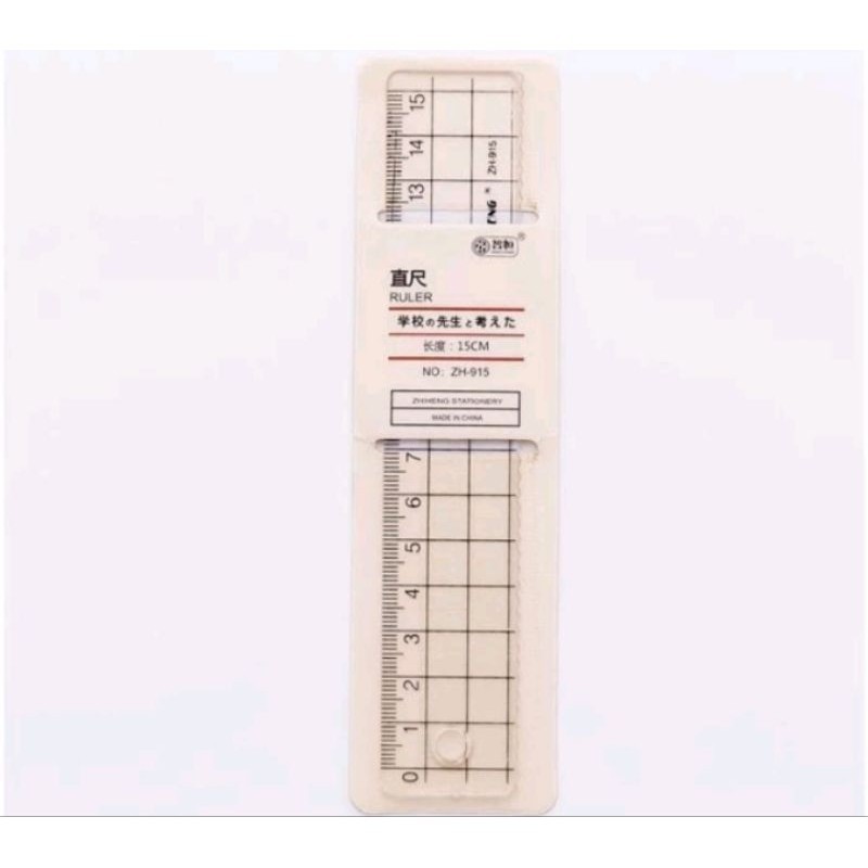 

Q884 15CM Penggaris TRANSPARAN GRID Ruler Lucu