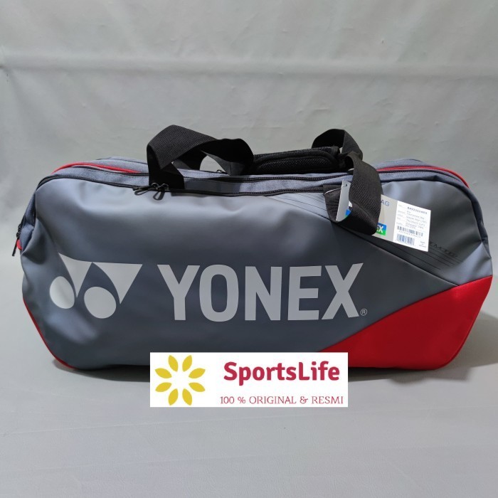 Terlaris Tas Badminton & Tenis Yonex Pro Tournament Bag Original Grayish Pearl Promo Terbaru