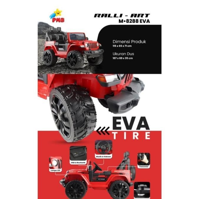 M8288 Mobil Aki  Rally Art M 8288 Eva Pmb Belakanganstore