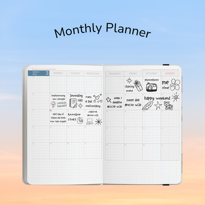 

BARANG TERLARIS Ready! Buku Agenda 2024 - Life Planner Journal by lifeplanjournal