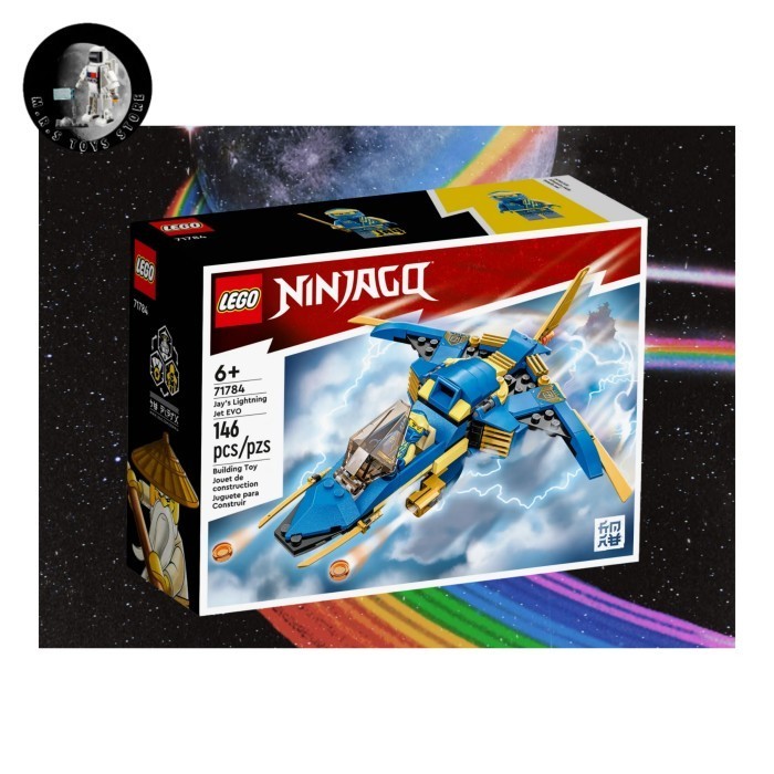 FLASH SALE LEGO NINJAGO - JAY'S LIGHTNING JET EVO BUILDING SET (146PIECES) TERBARU