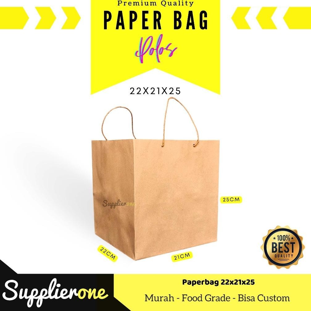 

Gaya yang tahan lama, harga yang bersahabat." Paper bag 22x21x25 Isi 12 Pcs / Kantong Kertas coklat / Paper Bag / Tas Makanan / Paper Bag Makanan / Paper Bag tas / Tas Kertas ||