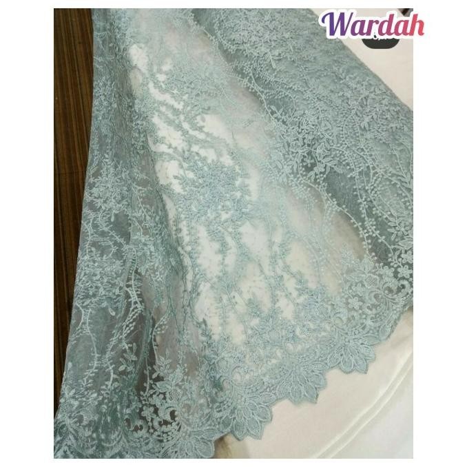 Kain Tile Bordir Bahan Kebaya Tile Valentino Tile Korea Gaun Brokat Stok Terbatas
