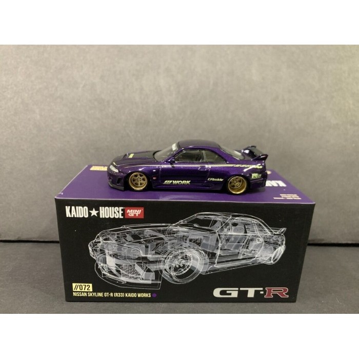 HOT SALE MINI GT KAIDO HOUSE R33 KAIDO HOUSE X MINI GT NISSAN R33 V1 KAIDO R33 TERLARIS