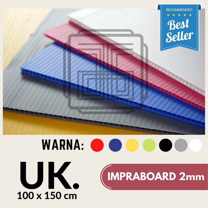 

Terlaris Impraboard 2 Mm / Corrugated Board / Karton Plastik Pp Infraboard 2Mm Promo Terbaru