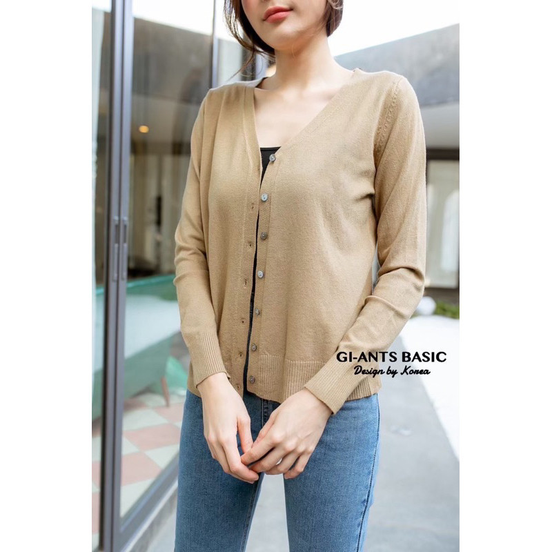 [COLD COLLECTIONS] CARDIGAN OUTER KNITT GIANTS BASIC GC 93 IMPORT BANGKOK (BJGB671)