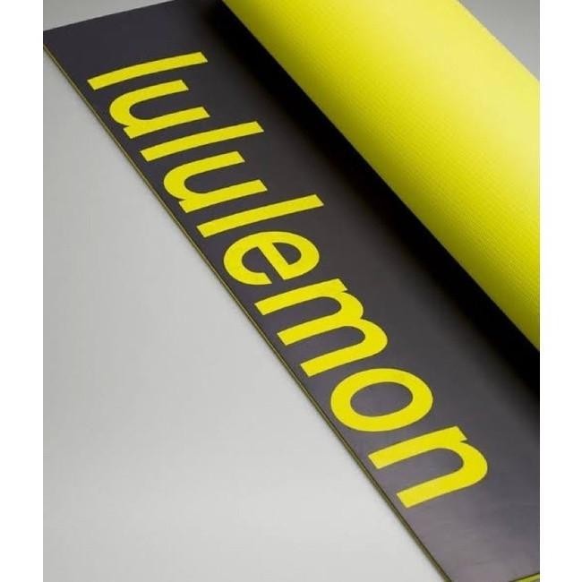 Lulu Lemon Yoga Mat 5Mm - True Navy Yellow Lululemon / Matras Yoga Xaxanon