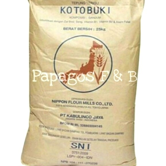 

Tepung Kotobuki Terigu Protein Rendah Jepang Repack 500 Gr / Gram 096