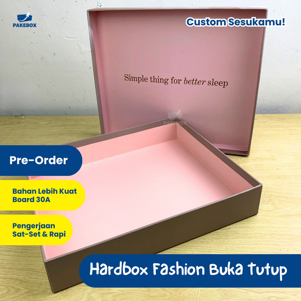 

- Hardbox Gift Pakaian Custom - Kotak Kado Unik - Gift Box Souvenir Custom/Box Baju/Box Bridesmaid/Box Wedding/Box Seserahan