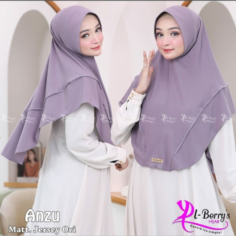 ELBERRYS ANZU hijab instan Jersy super