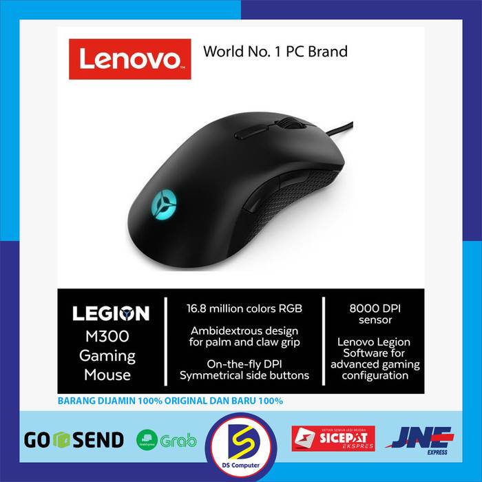 Promo Mouse Lenovo Legion Gaming Mouse M300 Rgb Original 100%Resmi