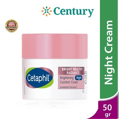 Cetaphil Bright Healthy Radiance Brightening Night Comfort Cream 50g /krim malam  / Pelembab