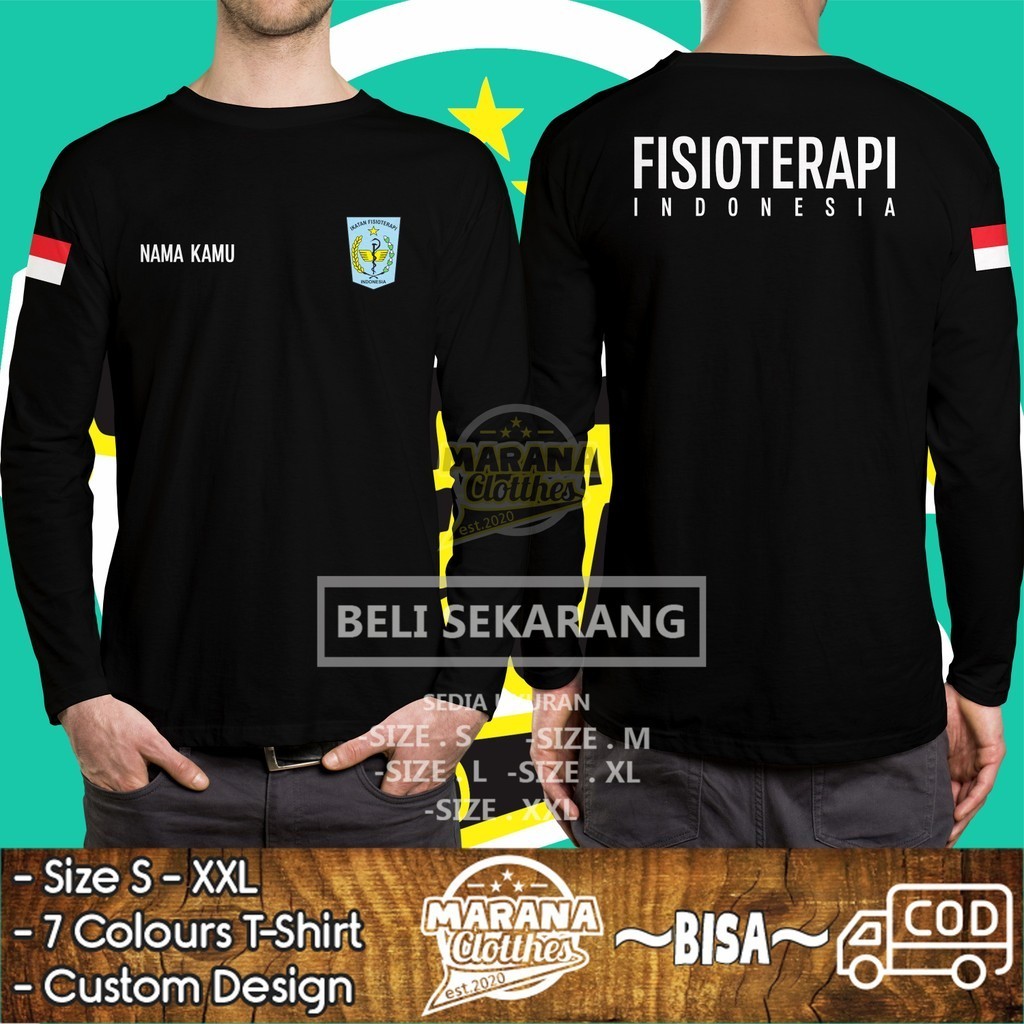 Kaos IFI Ikatan Fisioterapi Indonesia Gratis Nama Lengan Panjang DB Kaos Distro